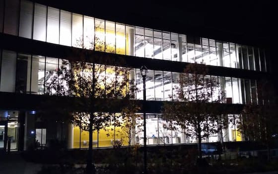 Hall of Science at Night