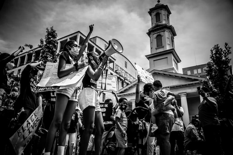 Black Lives Matter protestors. Credit:  Vlad Tchompalov via Unsplash