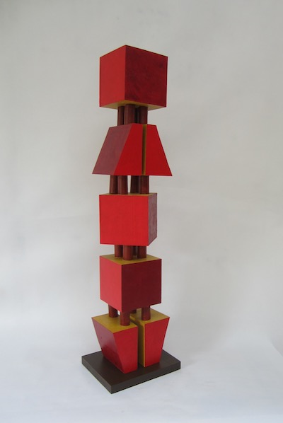 Nancy Frankel, Red Tower, 2018. Courtesy of the Artist.