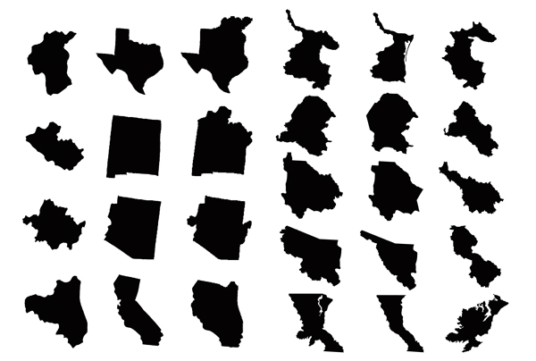 Shipsides and Beggs, County & State mixing chart, 2020