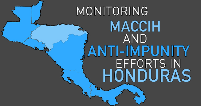 Map of Central America with Highlighted Honduras