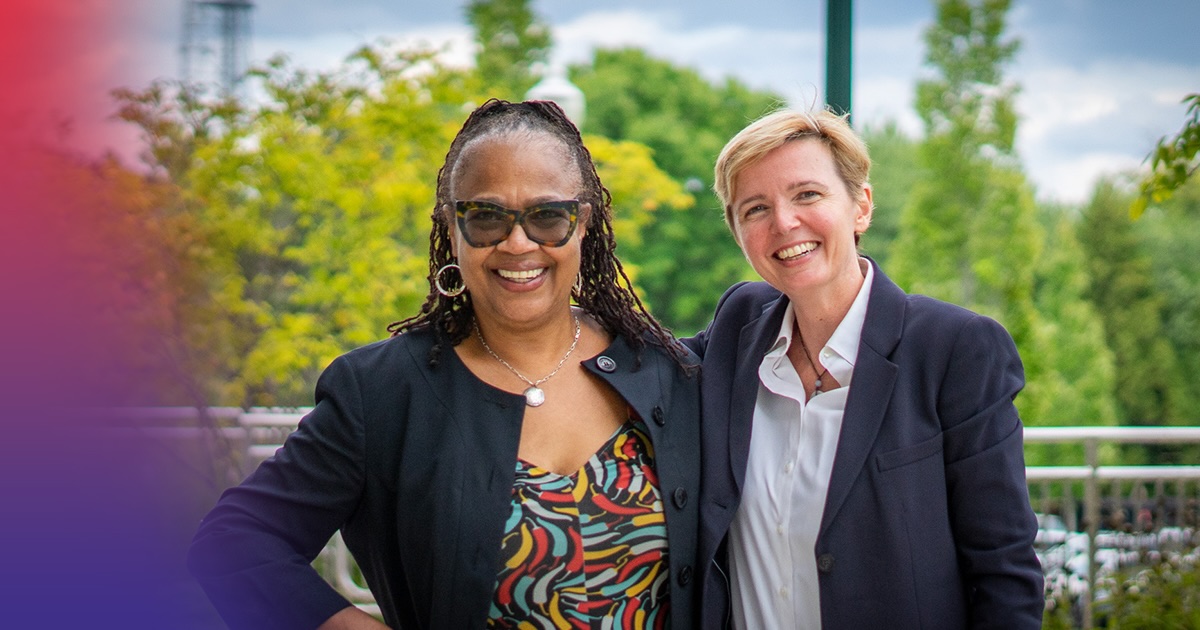 Kogod professors Sonya Grier and Valentina Bruno