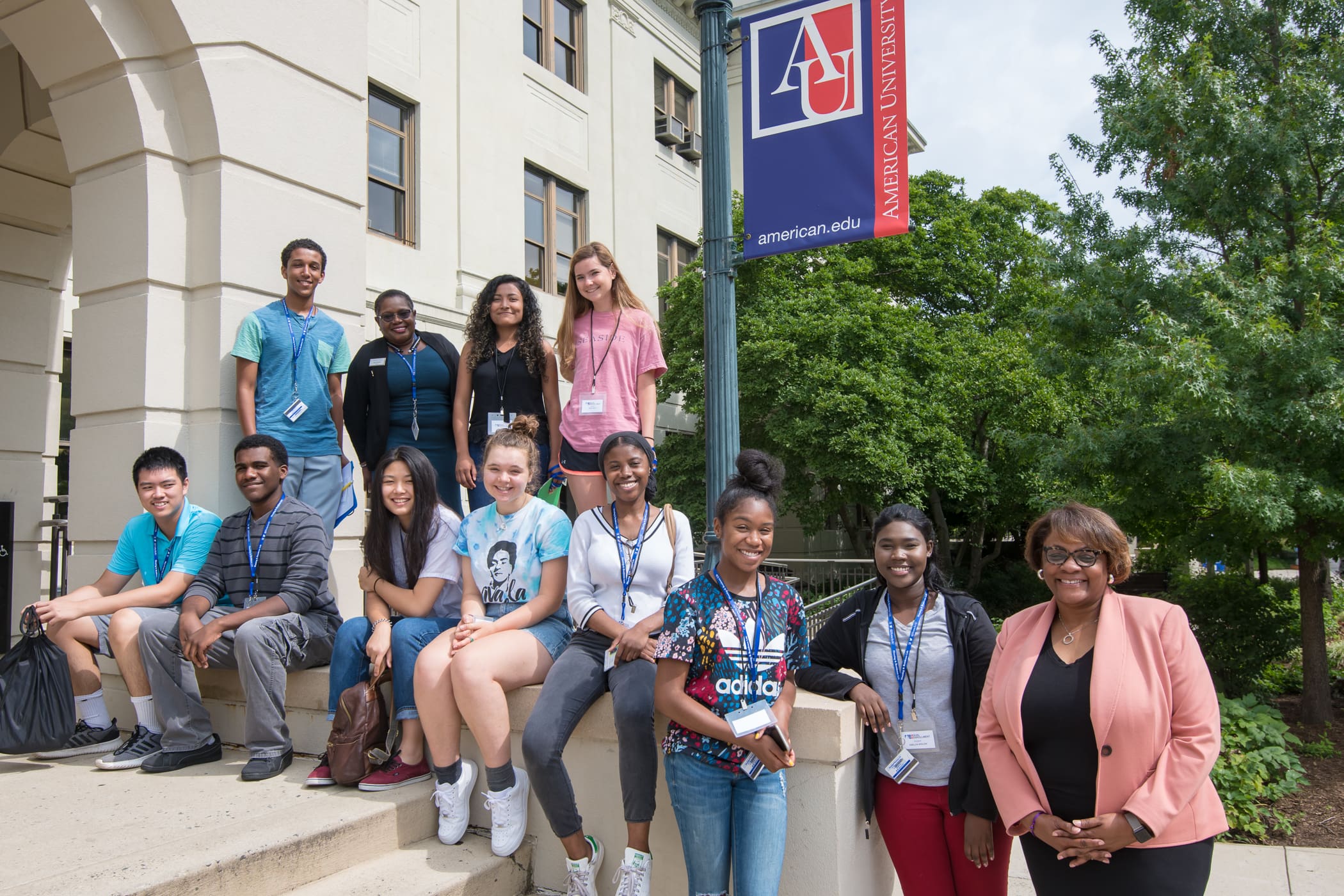 Students participating in the Teacher Pipeline Project.