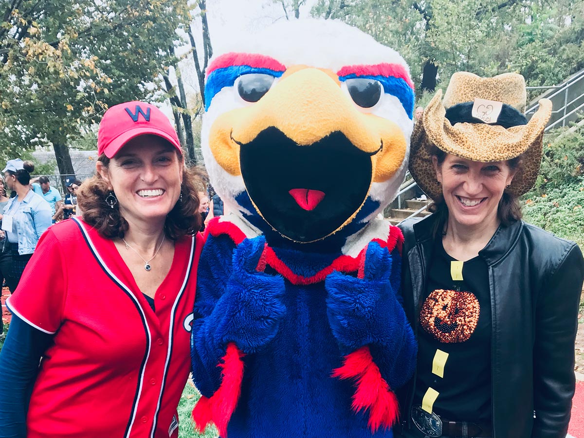 Clawed the Eagle with President Sylvia Burwell and Maria Barry