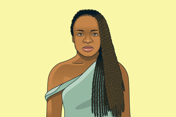 Illustrated image of Brittany Packnett Cunningham