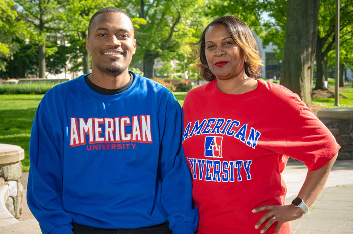 Tiayé Wooten and his mother, Darice Long