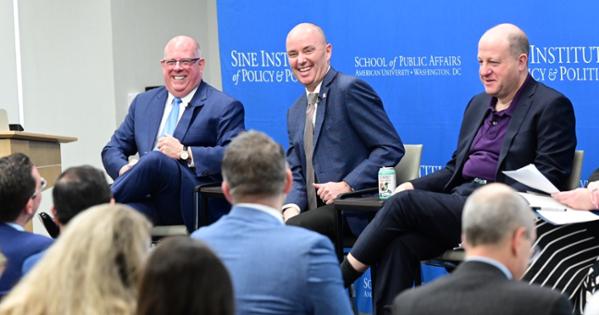 Governors Hogan, Cox and Polis in conversation