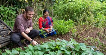 a Peace Corps volunteer in Nepal