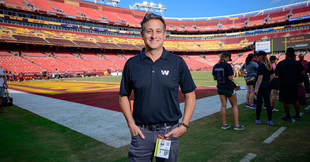 Bram Weinstein stands along the sidelines of Northwest Stadium. Photo by Jeff Watts.