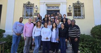 ADVANCE AU Cohort members pose for a photo at Airlie. Photo courtesy of Darrion Sprueill.