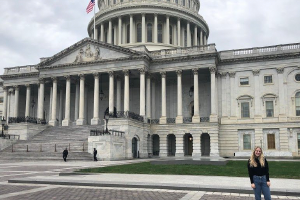 Lydia at the US Capitol