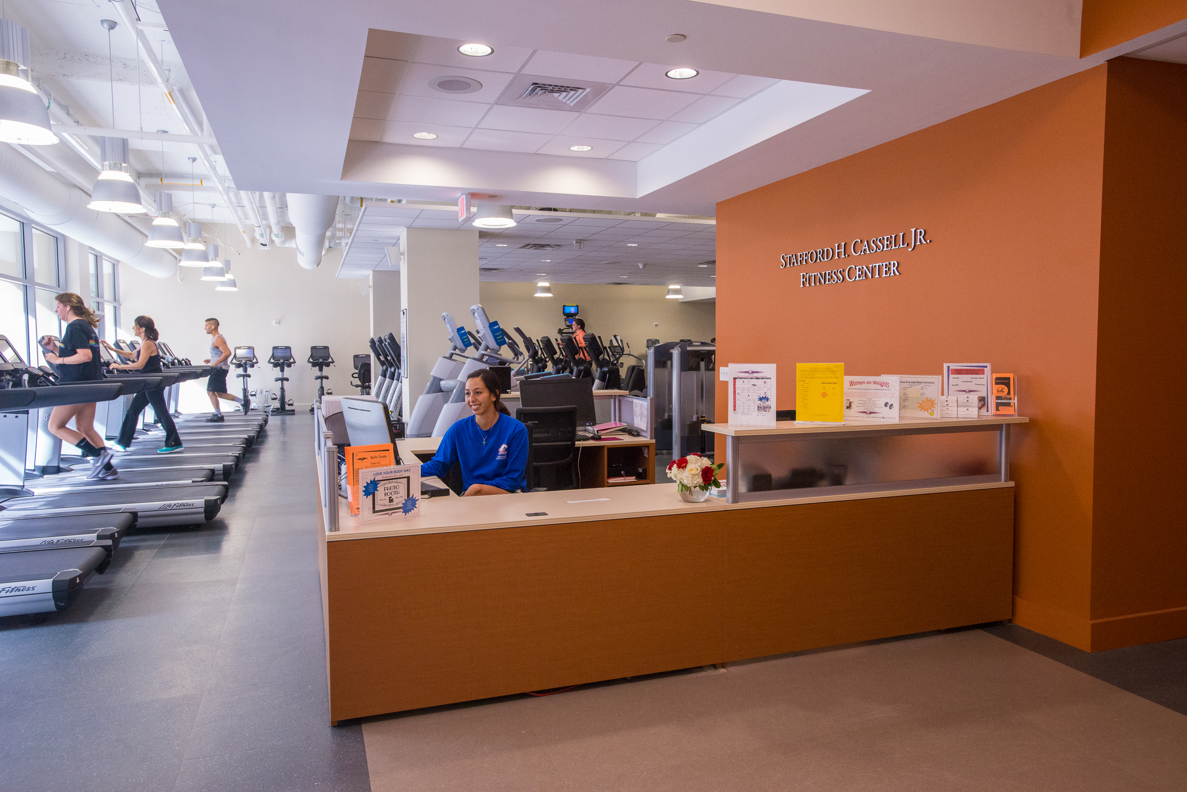 Cassell Fitness Center front desk