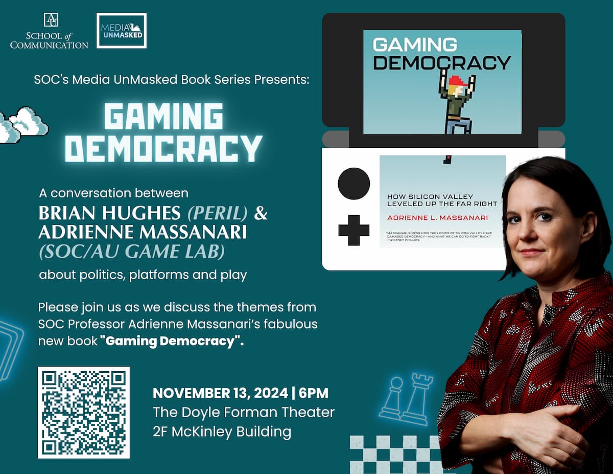 Gamin Democracy Event Poster