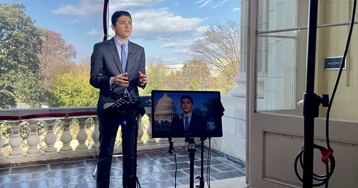 Gabe Ferris reporting from capitol hill 