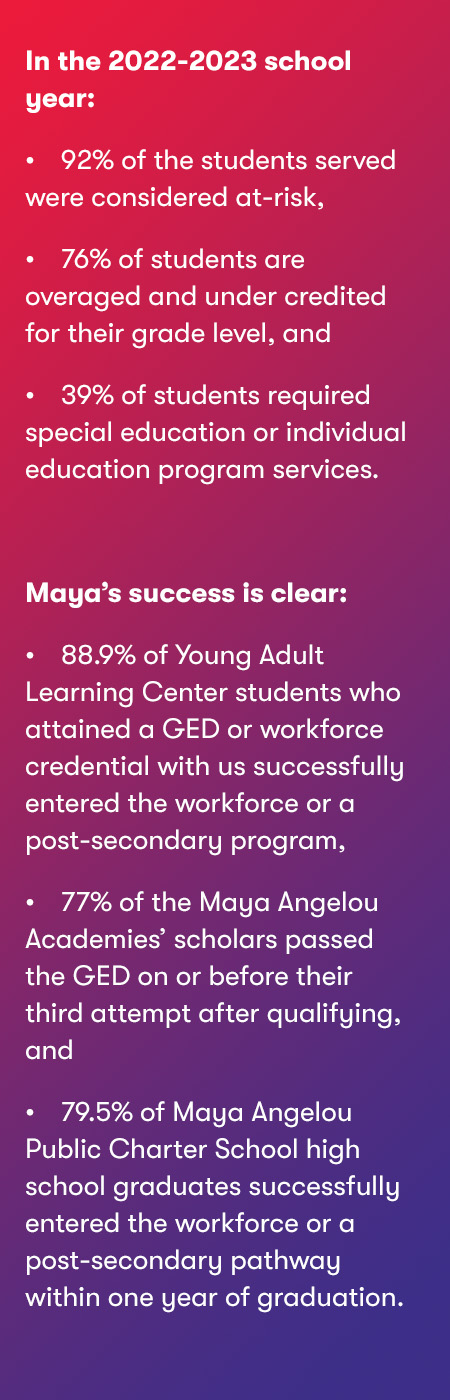 Maya Schools statistics