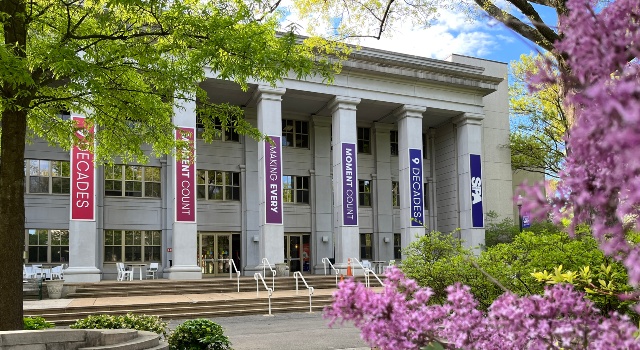 Front of Kerwin Hall, School of Public Affairs