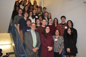 Lincoln Scholars students at annual Lincoln Scholars lecture