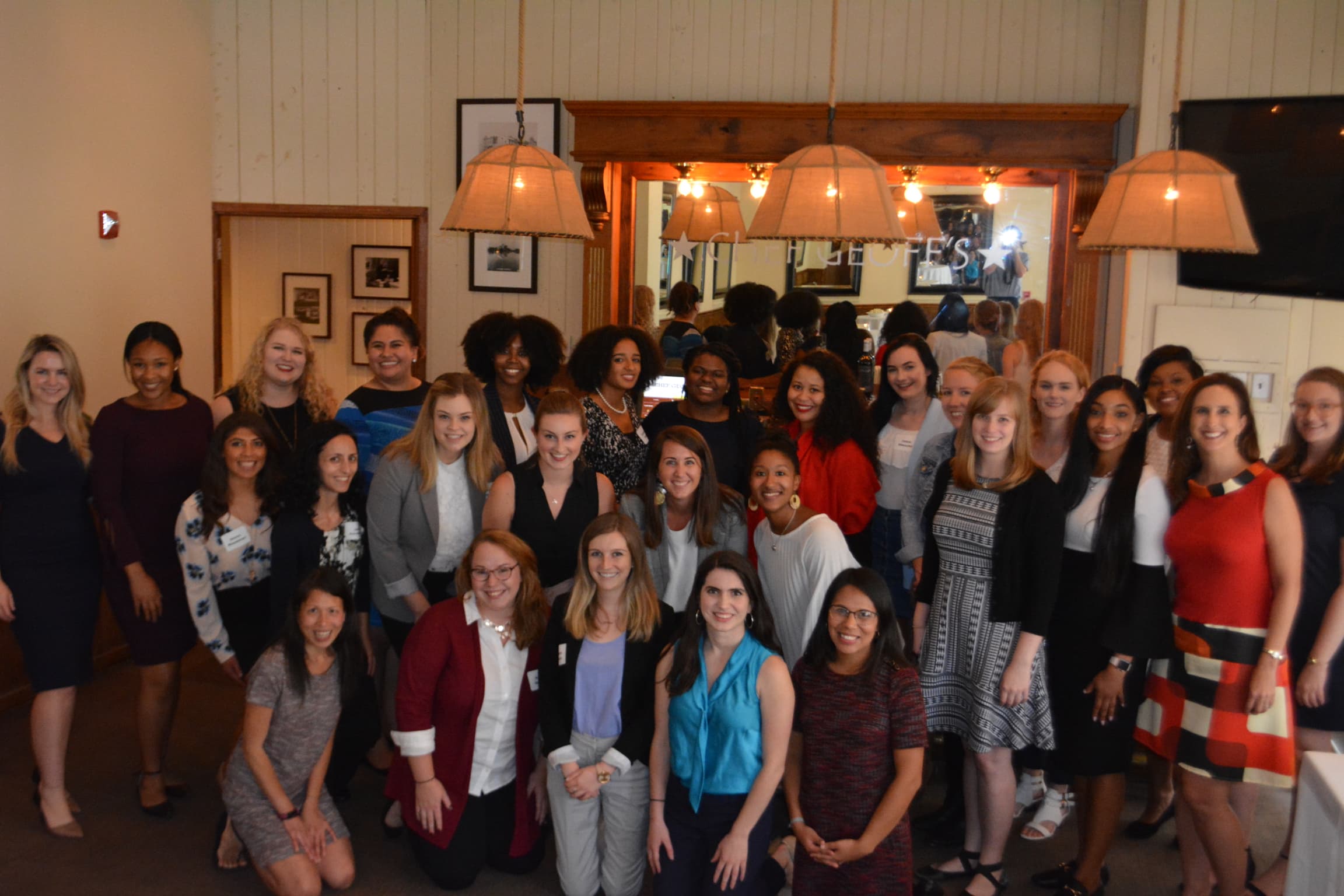 Welead 2018-2019 class stands in group.