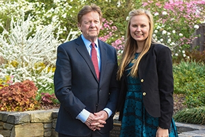 AU President Neil Kerwin and President's Award winner Candace Evilsizor.