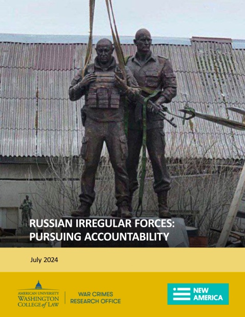 Russian Irregular Forces: Pursuing Accountability