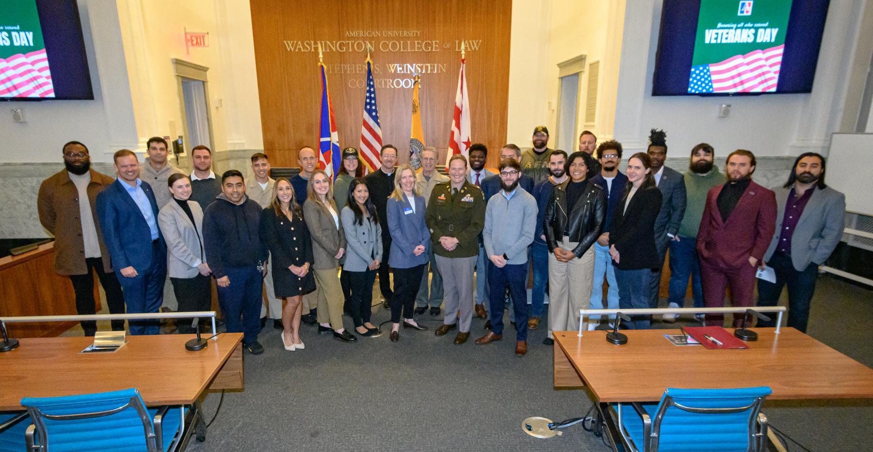 Veterans Day Event Attendees.